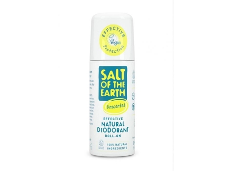Desodorante Natural Sem Fragrância Salt Of The Earth Roll On 75ml.
