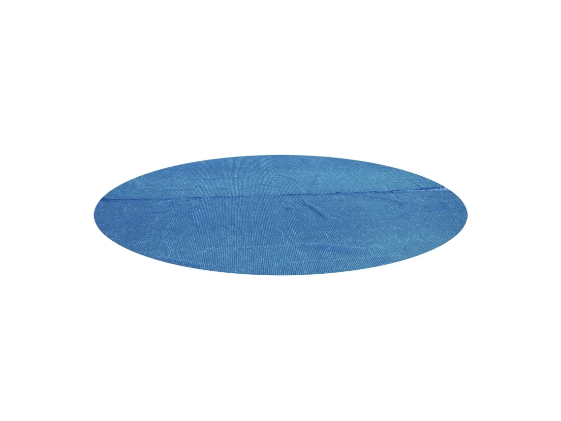 Lona Térmica Redonda Protetora Na Cor Azul Bestway Com Ø356 Cm Para Piscinas Redondas Com Ø366 Ou Ø396 Cm