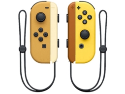 Controlador Sem Fio Yizhood Para Switch Marrom E Amarelo