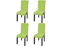 Vidaxl Capa Extensível Para Cadeiras 4 Pcs Verde