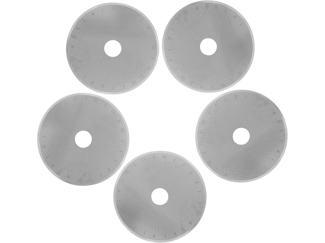 Lâminas De Substituição Para Cortador Rotativo 45 Mm, Pacote Com 5