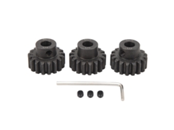 Mali conjunto de Engrenagens de Motor de Carro Rc 3pcs com Buraco Interno 8mm Aço para Carros Modelo 1/5 1/8 1/10 17t
