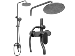 Conjunto de Ducha REA Drop Titanium 15 X 15 X 145 Cm