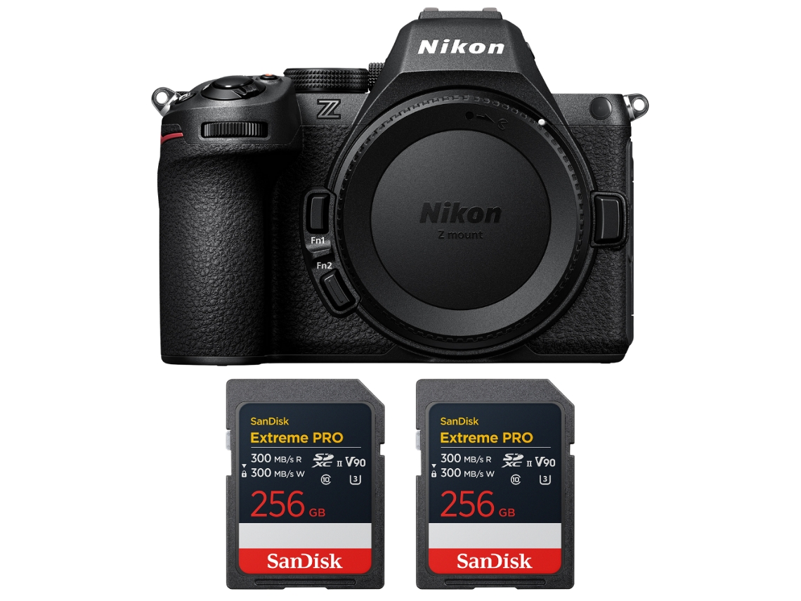Z5 Ii + 2 Sandisk 256gb Extreme Pro Uhs ii Sdxc + Ebook “20 Dicas para Fotos Que Impressionam” NIKON