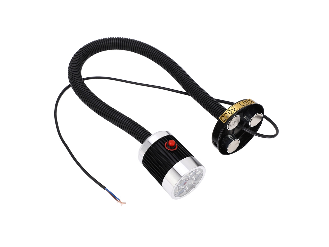 Laxiscreed Lâmpada De Pescoço De Gato Com Base Magnética E Led Para Uso Industrial