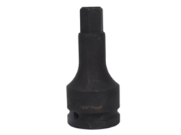 Bit socket de impacto 3/4 polegada H17 em 42 Cromo Molibdênio resistente a explosões S/MARCA