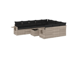 Garden Sofa Set, Garden Sofa Sets Vidaxl Cinzeto Rattan / Vime (n/a)
