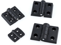 Conjunto De 10 Dobradiças Plástico Rígido Com Conector Nylon Para Portas E Gavetas Perfil Em V, Acessórios Para Portas