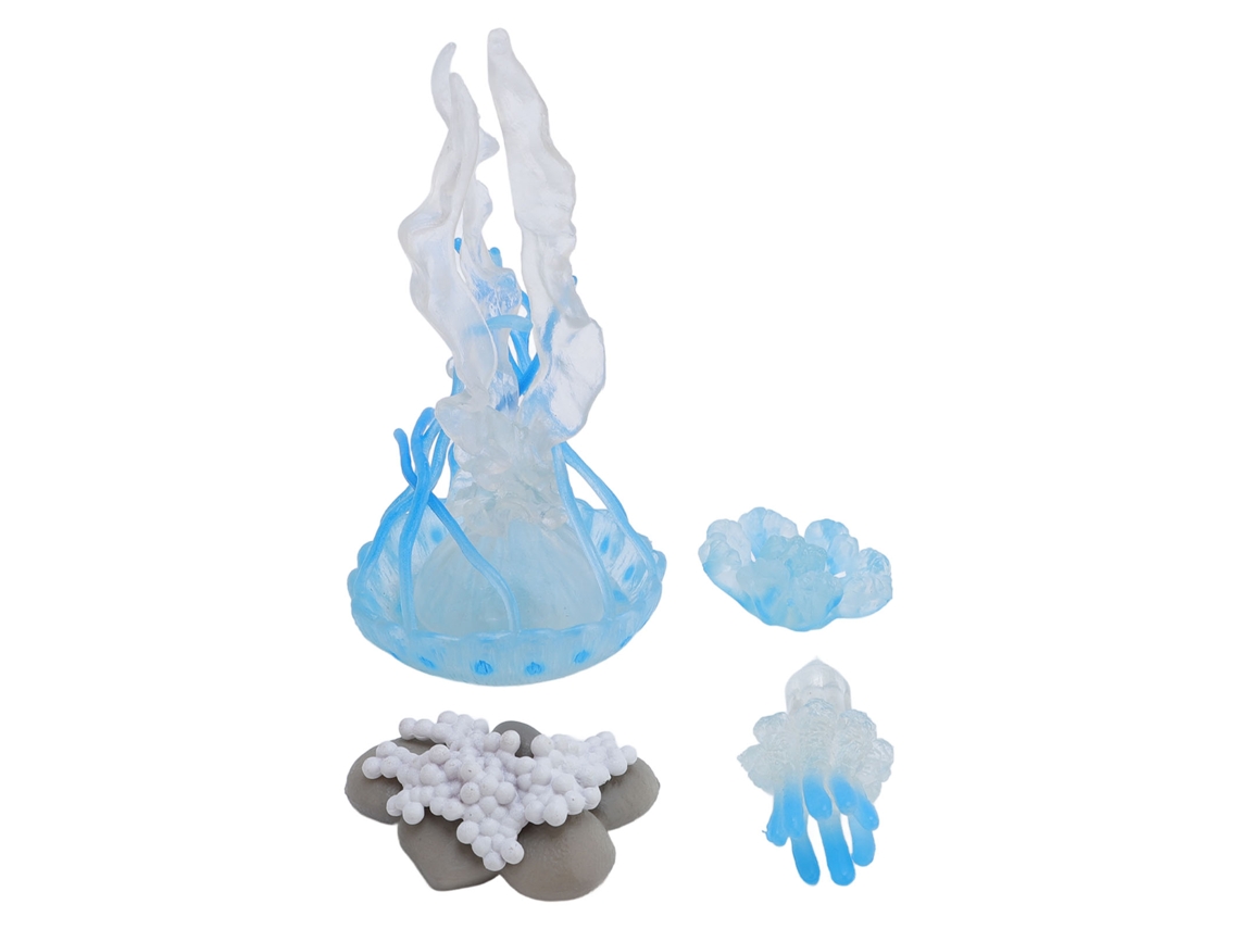 Modelo De Ciclo De Crescimento De Medusa Azul Brinquedo Educativo Para Crianças Pvc