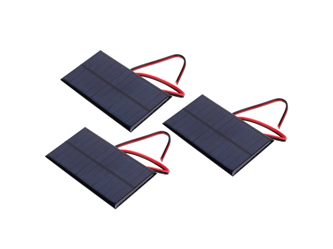 Laxiscreed Painel Solar 6v 1w Para Baterias Com Cabo De 30cm