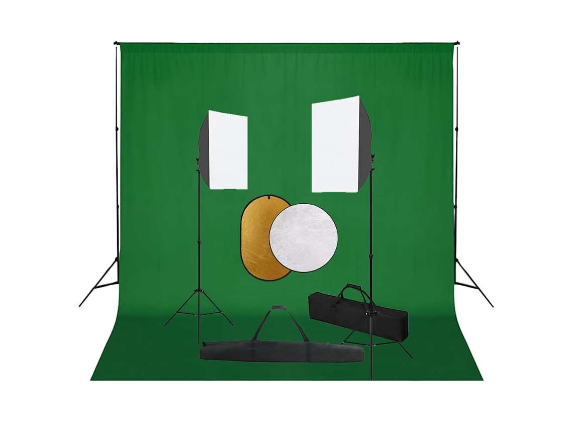 Studio Kit, Studio Kits Vidaxl Preto Aço (300 X 300 Cm)