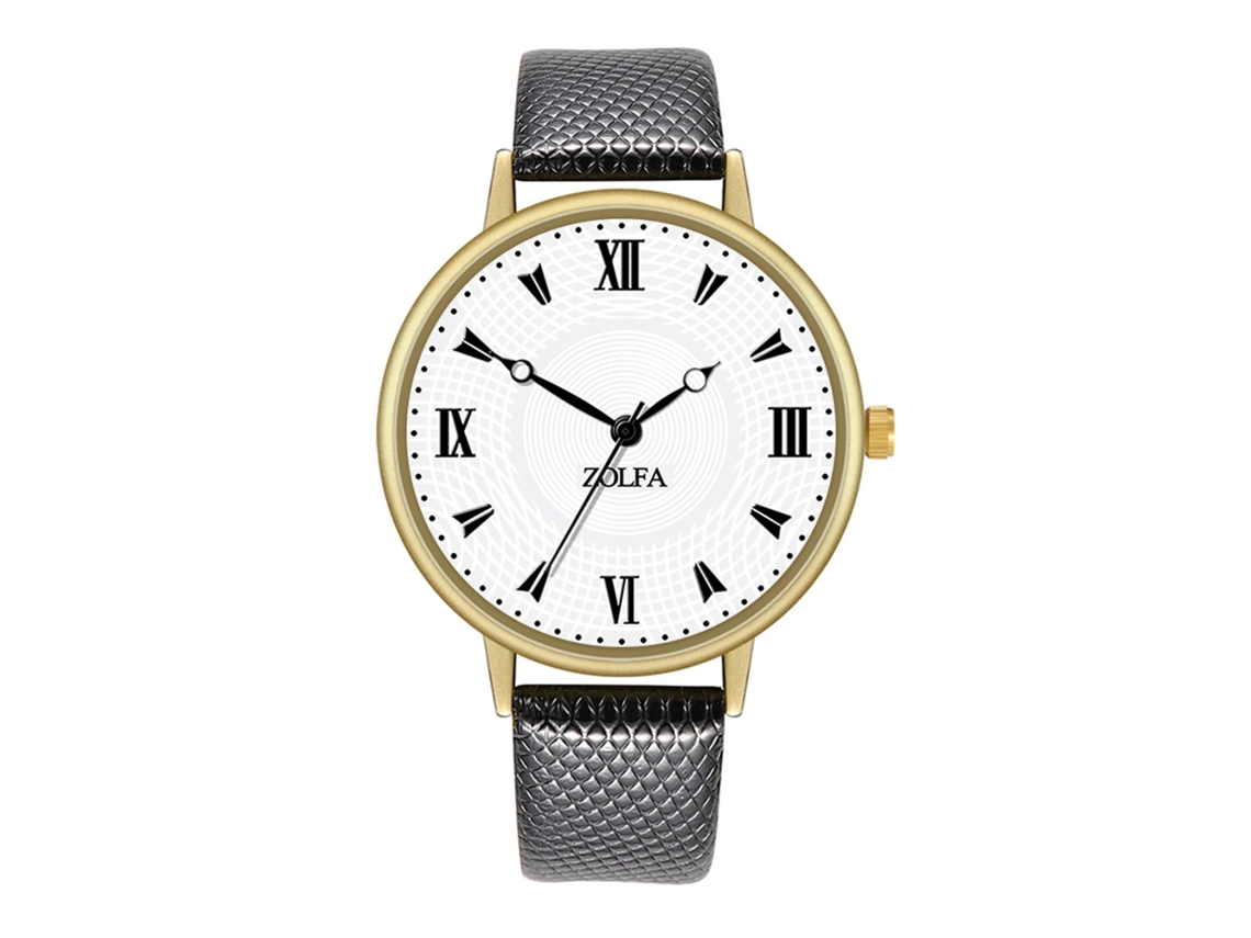 Reloj De Cuarzo Clásico Fashion Estilo Empresarial Unisex Pareja Regalo Negro