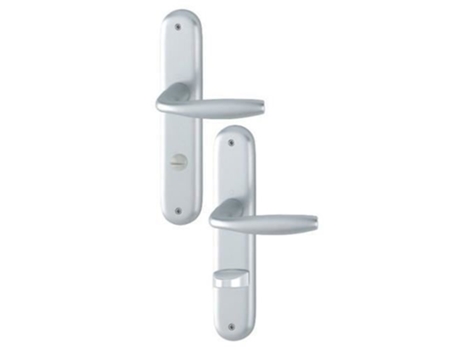Conjunto de Portas de Placa HOPPE New York Entrada 165Mm Wc Aspecto Aço Inoxidável F9 1810-318Kn 3398456