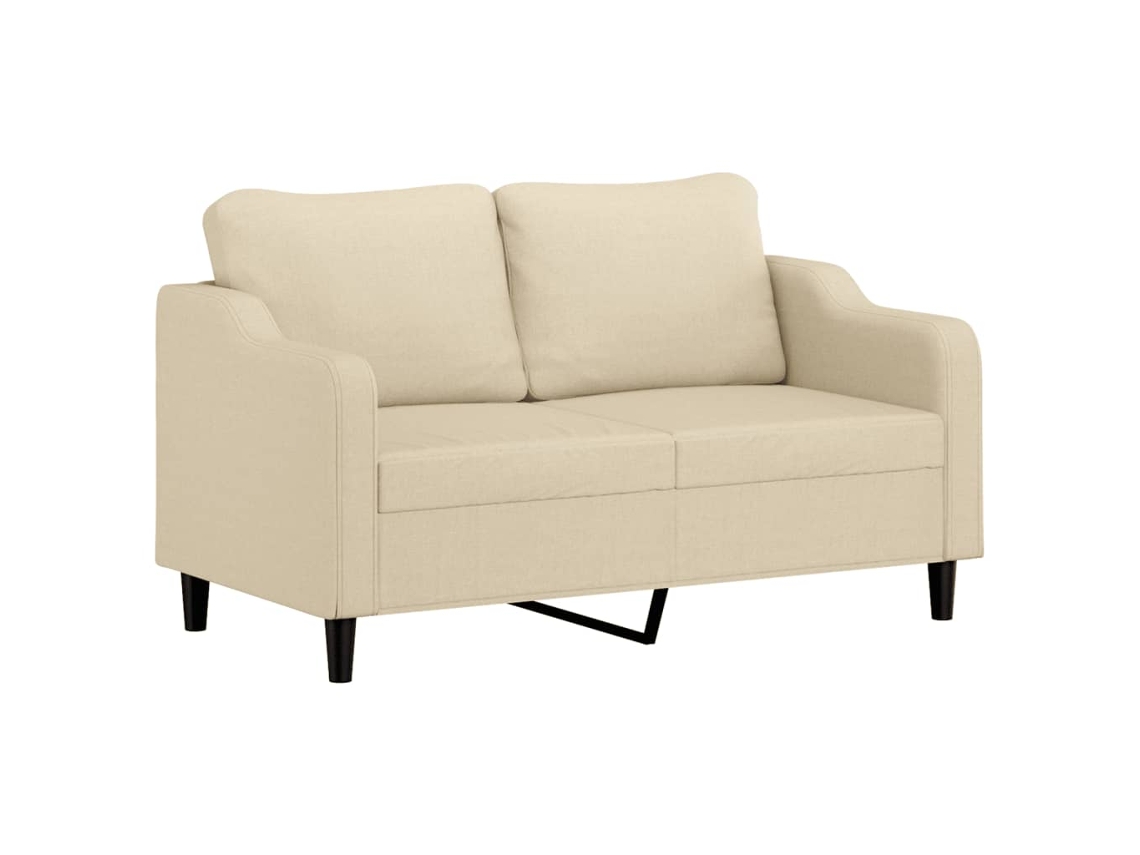 2-seater Sofa, 2-seater Sofas Vidaxl Creme Tecido (n/a)