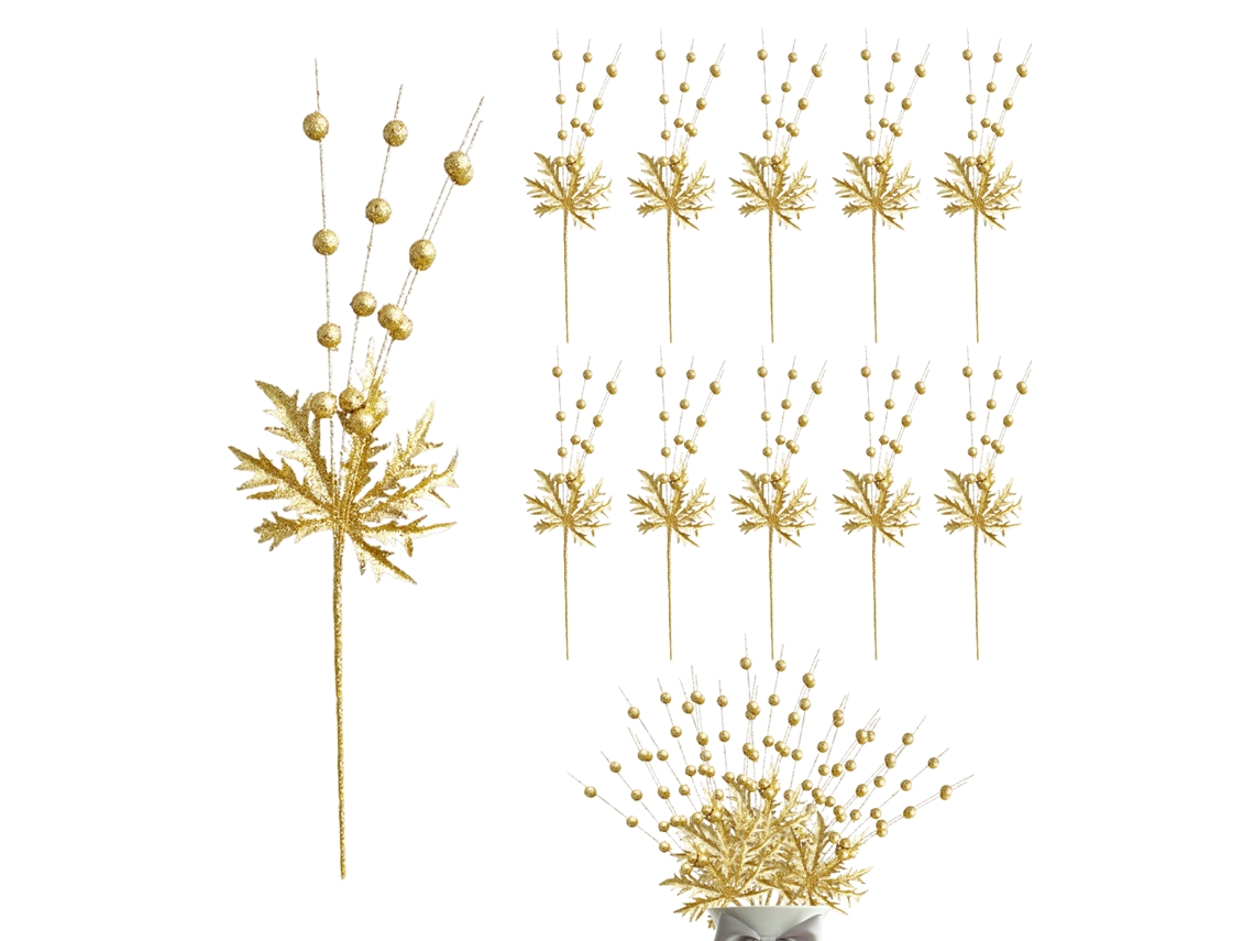 Glitter festivo ouro em pó para decoração de festa de natal e frutas pack de 10 LAXISCREED