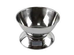 Balança De Cozinha Digital De 5 Kg Com Tigela De Aço Inoxidável, Balança Postal Com Função Tara, Visor Lcd Grande, Desligamento Au Aquaforge