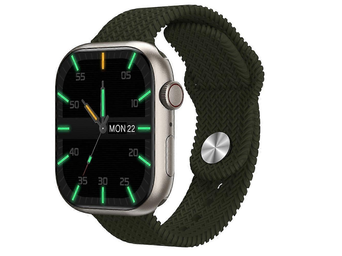 Relógio inteligente HK9 Pro com tela AMOLED, bússola, chamadas Bluetooth, série 8, bicicleta elétrica sem fio Ly