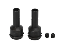 Mali 2pcs Eixos de Roda Traseira de Aço para Arrma 6s Mojave 1/7 Kraton 1/8 Rc Carro Substituição Preto