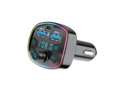 Transmissor Fm Bluetooth Veicular, Usb-c, Carga Rápida