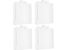 Conjunto De 4 Tampas Transparentes Com Botão De Pressão, Tampas De Segurança Resistentes Ao Fogo.