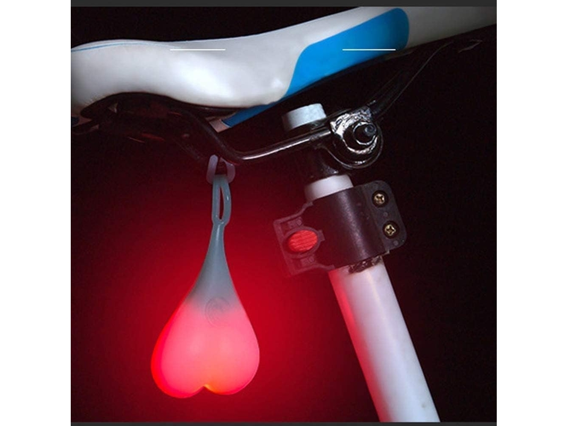 Lurelia Cone Treinamento, (vermelho) Bolas De Silicone Em Formato De Coração Para Luz Traseira De Bicicleta Com Led