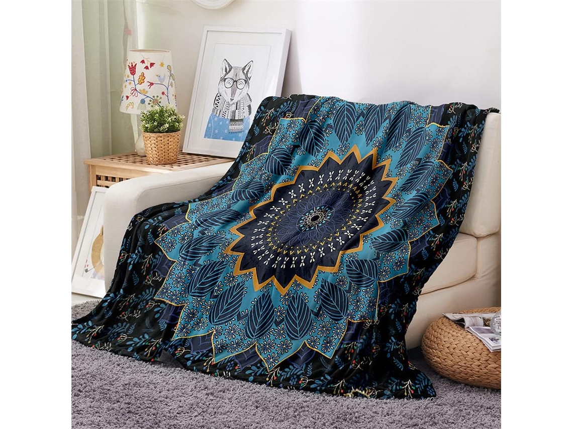 Manta de Flanela Fansu Estampa 3d Quente e Macia em Microfibra Ideal para o Inverno Perfeita Cama Ou Sofá Adeq