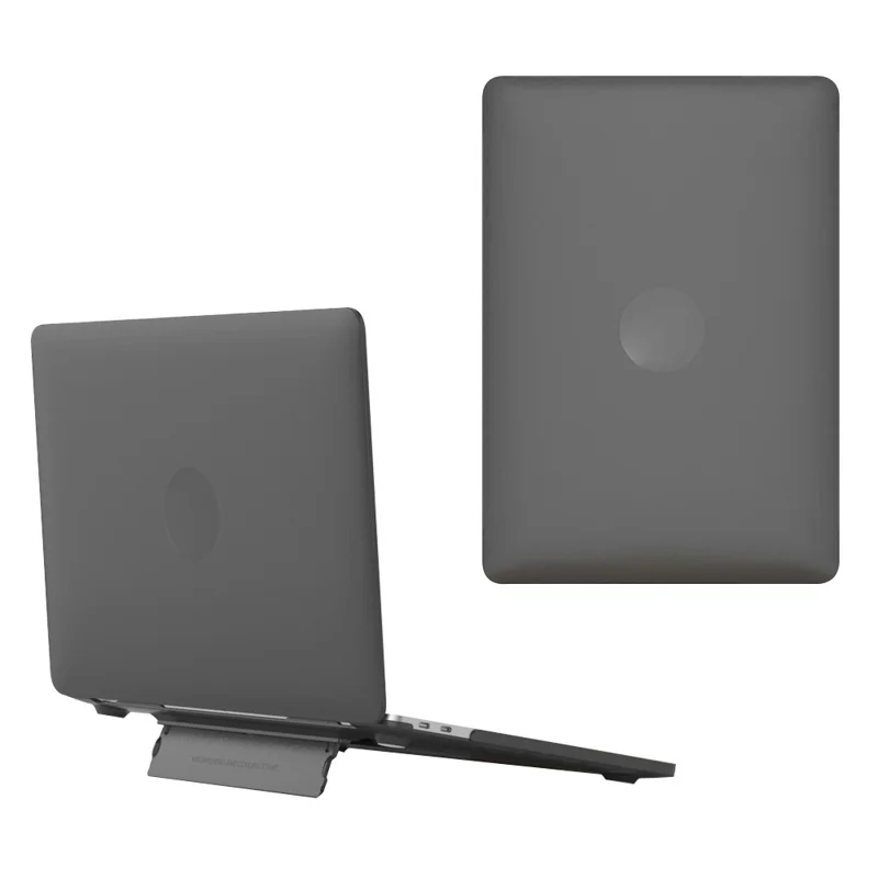 Capa Halinuia Para Macbook Pro 14 Polegadas (2021-2025) Pc Rígida Com Suporte Preto
