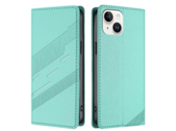 Capa De Couro Com Suporte Para Carteira E Estampa Estilo Punk Para Iphone 13 De 6,1 Polegadas