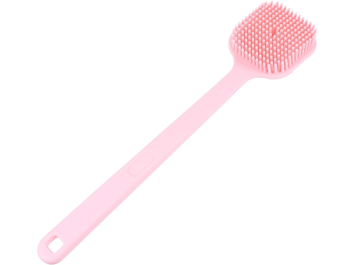 Lurelia Escova De Silicone Para Banho De Cuidado Corporal, Silicone Macio, Cabo Longo E Cerdas Macias, Uso Diário Confortável
