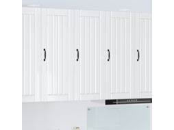 Vidaxl Armário De Parede Lucca Branco Brilhante 40 X 31 X 100 Cm