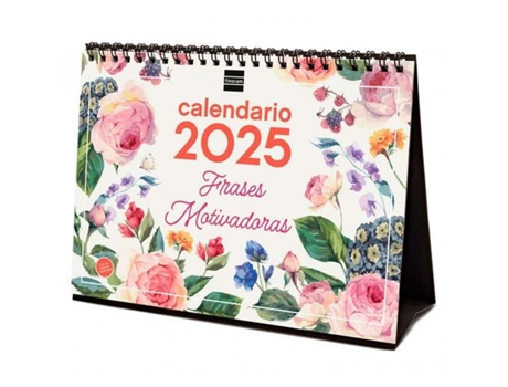 Calendário de Mesa FINOCAM FRASES MOTIVADORAS Multicolor Papel 21 x 15 cm 2025