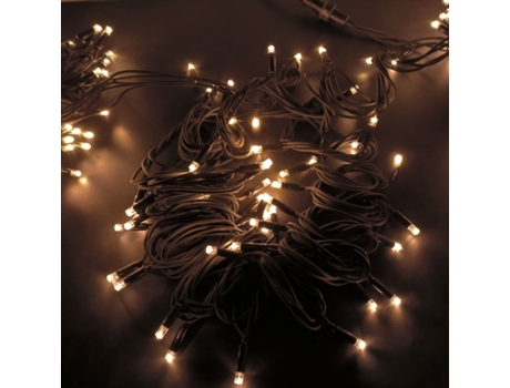 Coroa de Natal FBRIGHT Garland Leds Brancos Quentes Aborrachado