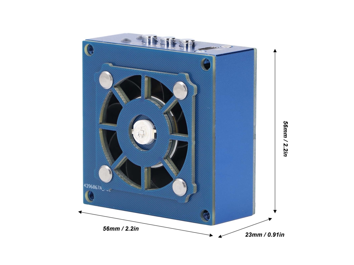 Ventilador De Aspiração De Fumaça Para Solda Laxiscreed Com Lâmpada Uv E 10.000 Rpm