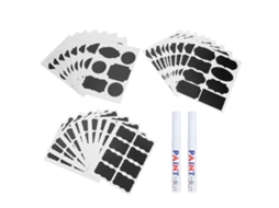 Autocolantes de Jardim LAXISCREED 216pcs com Canetas
