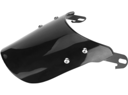 Defletor De Vento Universal Para Brisa Motocicleta Yuyte Cb 500f, Compatível Com Faróis De 5a 7 Polegadas Material Abs +