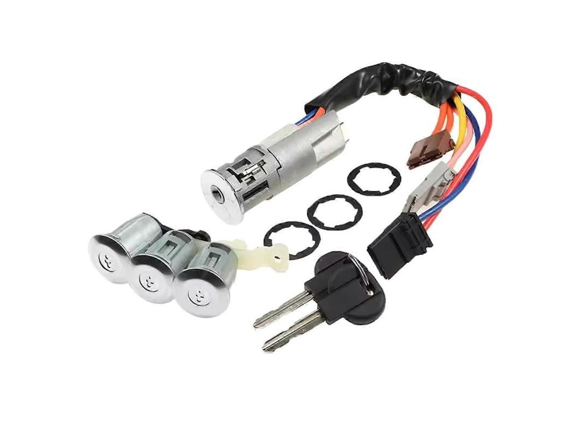 Cilindro de Fechadura da Porta Esquerda/direita com Interruptor de Ignição para Citroen Berlingo, Xsara, Picasso e Peugeot Partner. CHARM