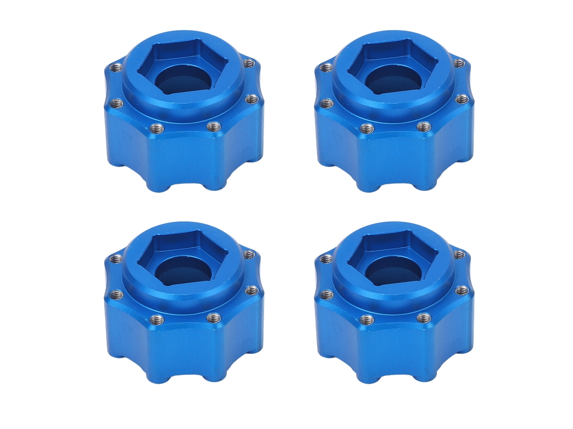2026 4pcs Adaptador Hexagonal 17mm de Liga de Alumínio para Acessórios Rc Pneu 3.8 Polegadas