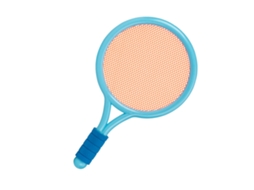 Raquete De Badminton Infantil Leve Fácil De Apertar
