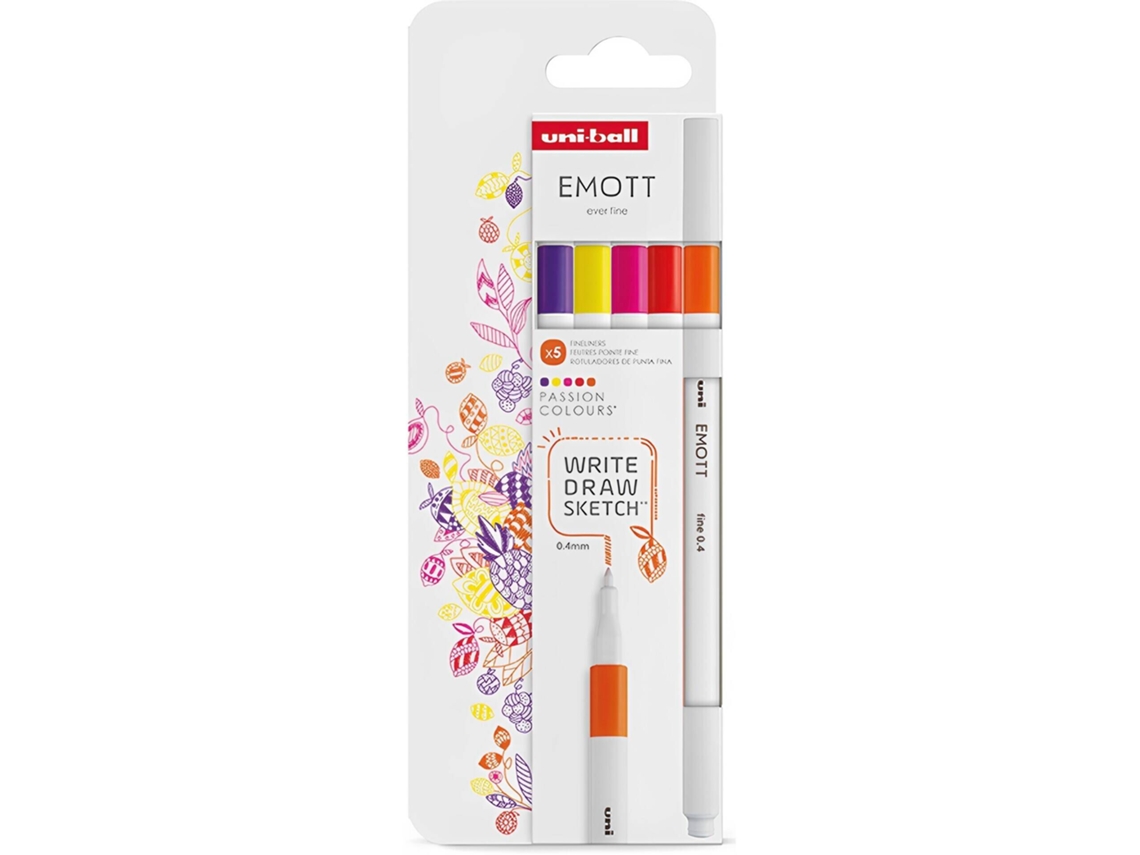 Marcador Emott Passion Colours 5un Uni