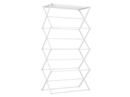 Wäscheständer Folding 8 - Stufiger Trockengestell Turmtrockner Turmwäscheständer Trockenständer Metal Plastic White 74 X 35 X 144 Cm