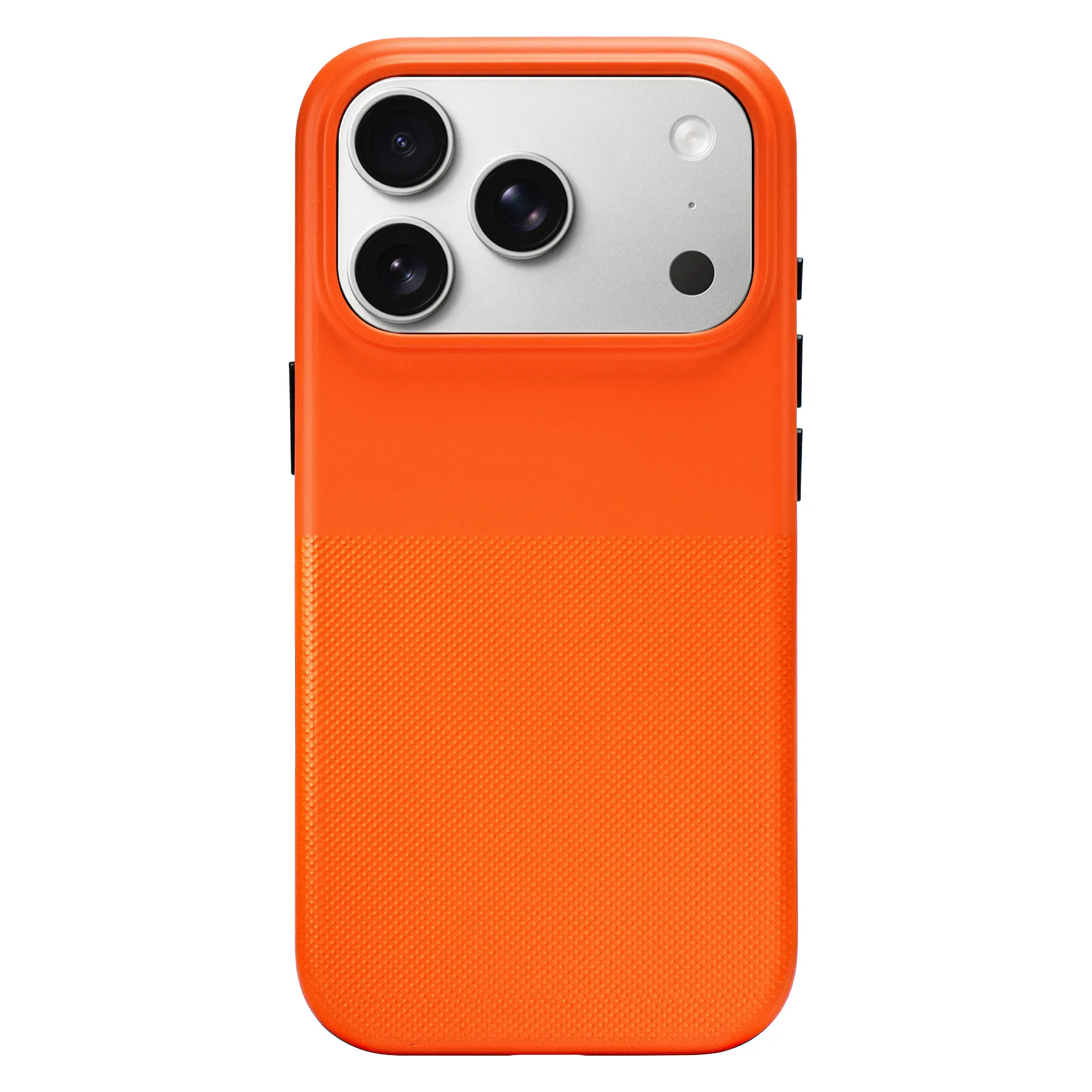 Capa Protetora À Prova De Choque Com Carregamento Sem Fio Magnético Soft-dot (laranja Para Iphone 16 Pro Max)