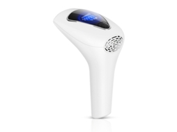 Depiladora Luz Pulsada YIZHOOD Am112 Uso Doméstico 999.990 Flashes Pulsos Luz 8 Níveis para Mulheres Corpo Biquínis Púbicos Shav Branco