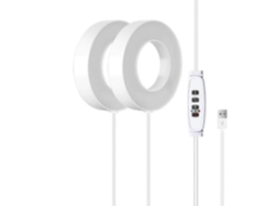 Lâmpada De Cultivo Led De Espectro Completo Com Temporizador Automático Liga/desliga Para Teto Ou Armário, Amarela E Aquaforge