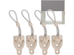 Seguro Conjunto De 8 Cordões Ajustáveis Alta Resistência Para Persianas Com Bolas, Fáceis De Instalar, Estrutura