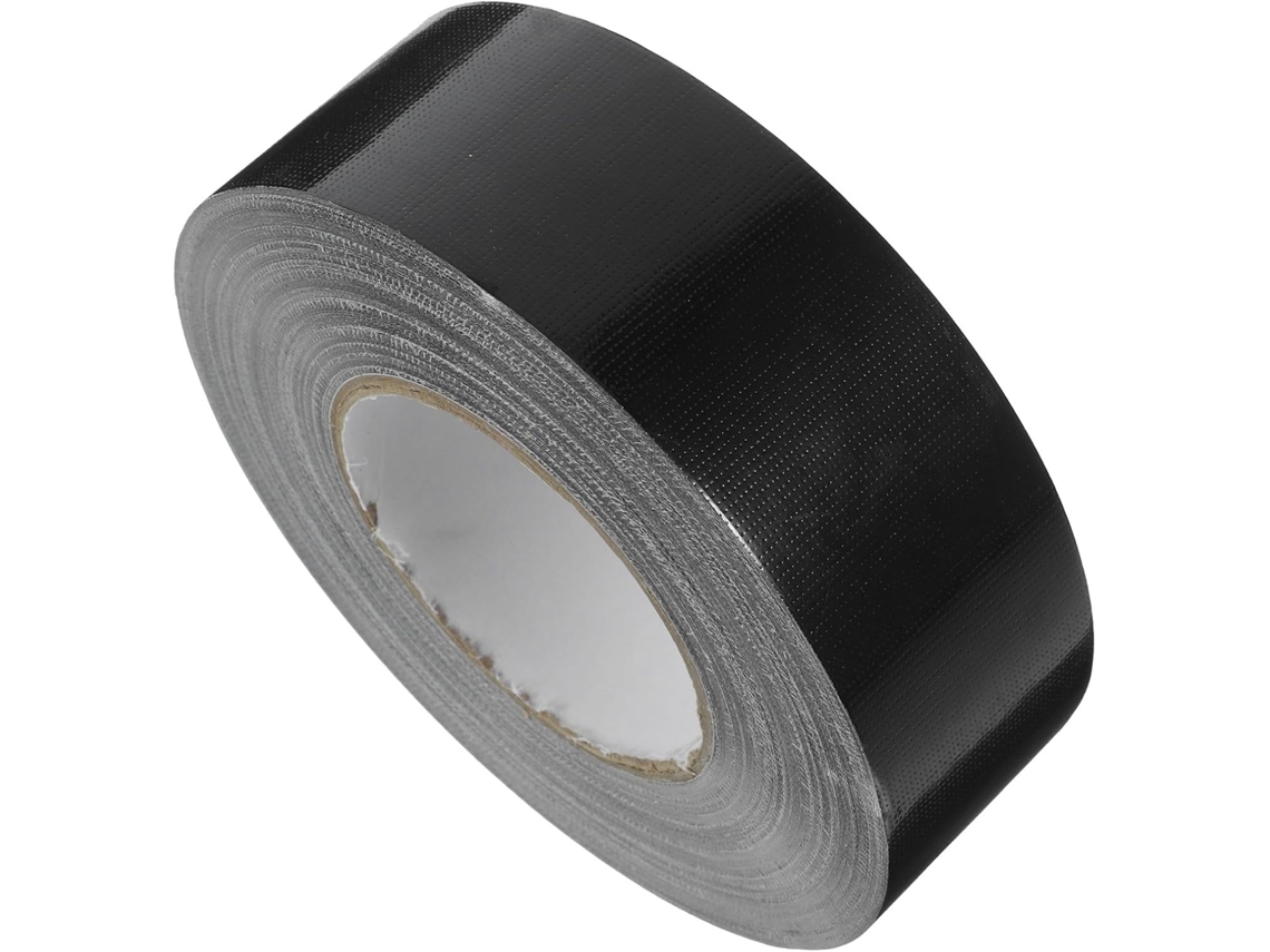 Fita Adesiva Preta, 1 Rolo de Fita Isolante com Forte Aderência e Fácil Limpeza, Ideal para Reparar CHABERLU