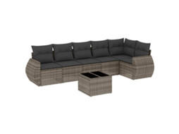 Garden Sofa Set, Garden Sofa Sets Vidaxl Cinzeto Rattan / Vime (n/a)