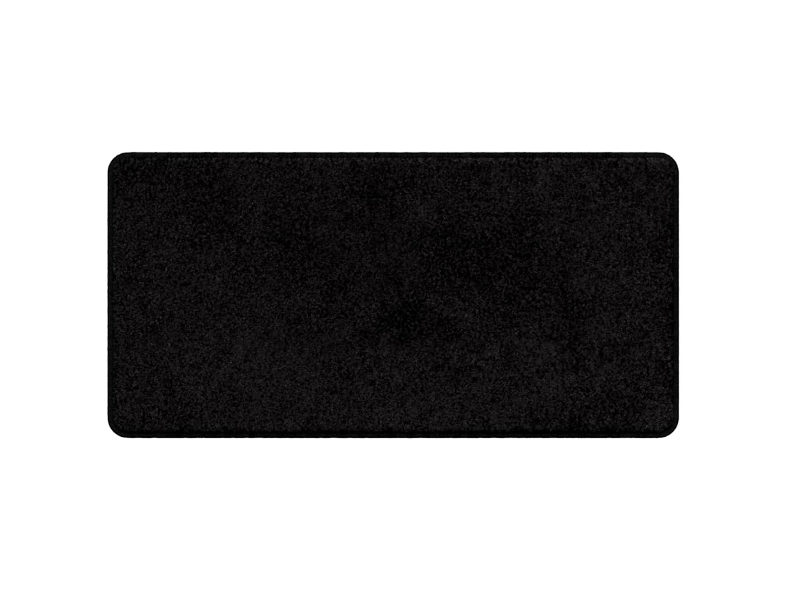 Conjunto 1 Passadeiras Vidaxl Preto Polipropileno (50 X 100 Cm)