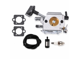 Kit Carburador Com Juntas, Mangueira, Filtro E Vela Compatível Com Br420 Br320 Sr320 Sr340 Mp19