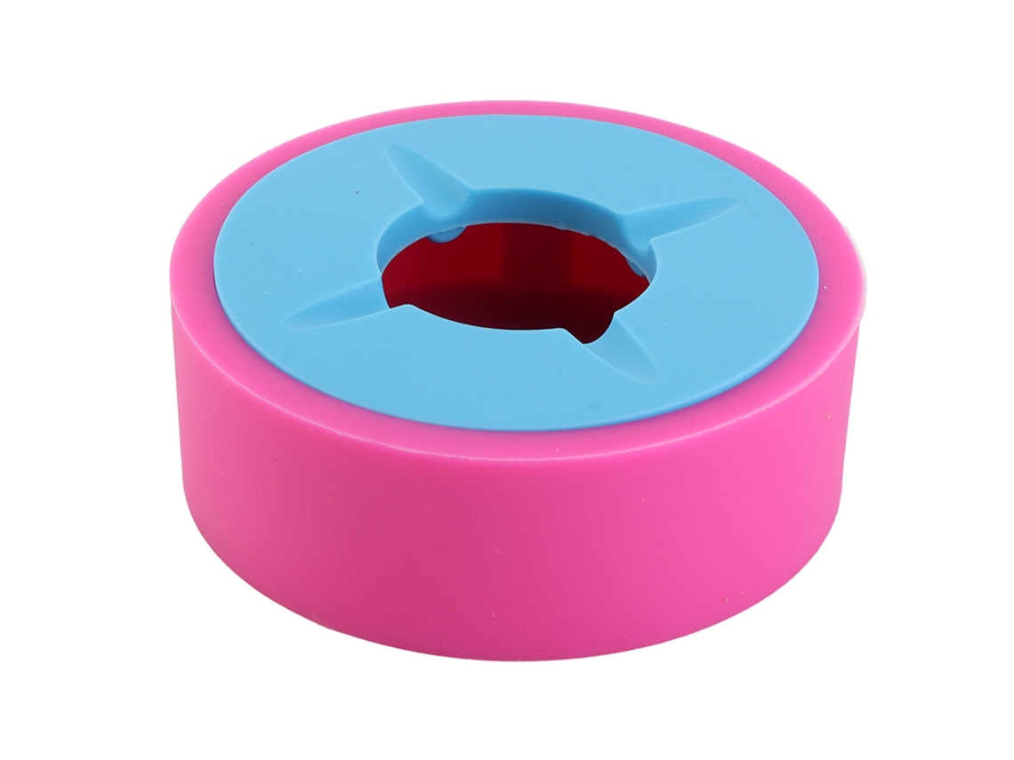Cinzeiro de silicone, resistente à poeira, tampa, anti vento, decorativo S/MARCA