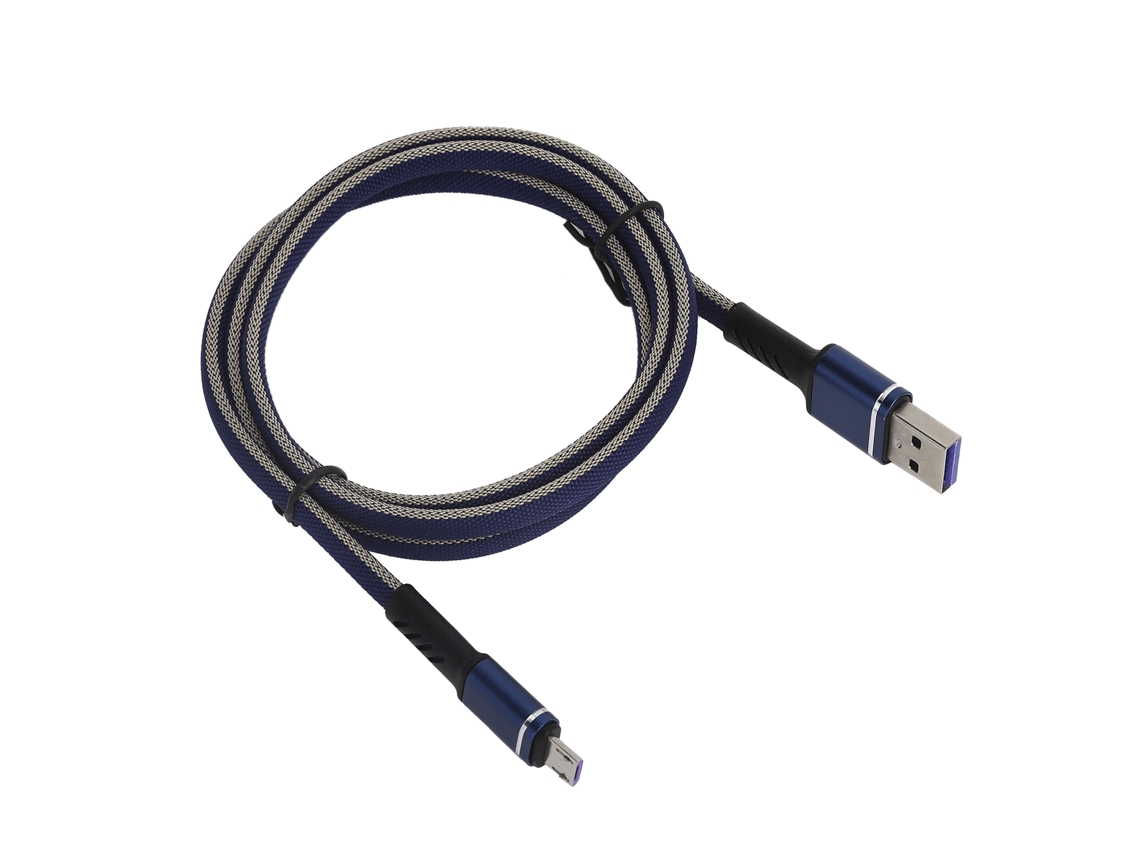 Cabo USB de carregamento rápido 5A 1m para iOS/Android com transmissão de dados | S/MARCA
